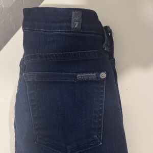 7 For All Mankind Women's Indigo High Rise Jeans